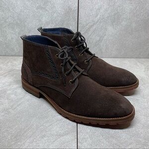 COX brown suede chukka boots 43